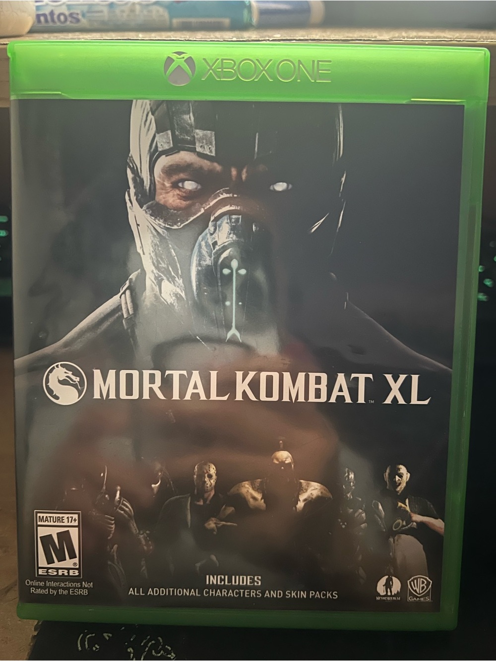 Warner Bros. Mortal Kombat XL Xbox One Green Case